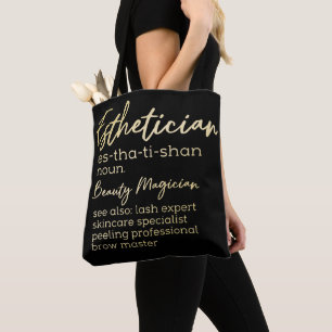 Cute Aesthetician Definition Tote Bag