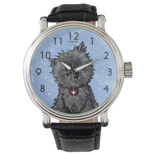 Cute Affenpinscher Wristwatch