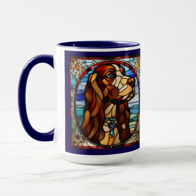 Cute Afghan Hound Coffee Mug (Left)