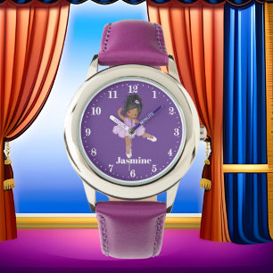 Cute African American ballerina girls Watch