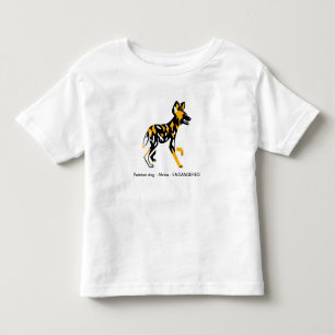 Cute African wild dog- -Painted dog -Toddler Toddler T-Shirt