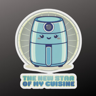 cute air fryer airfryer star of my cuisine Sticker
