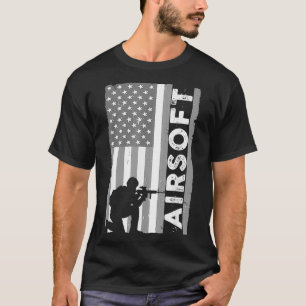 Cute Airsoft Art For Men Women Kids Airsoft Player T-Shirt