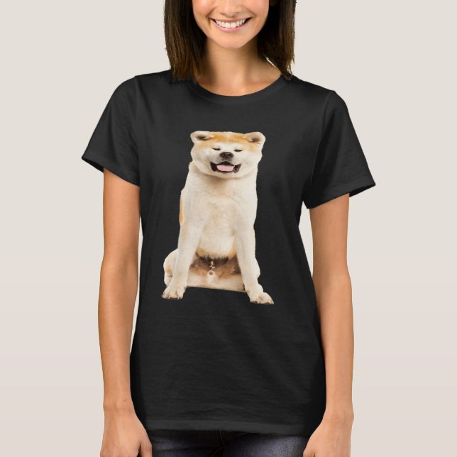 Cute Akita Inu T-Shirt (Front)