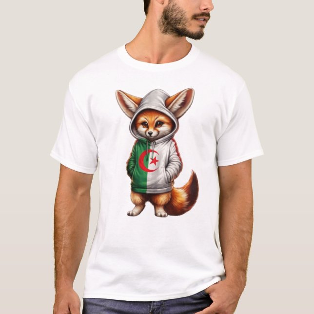 Cute Algerian Fennec Fox T-Shirt (Front)