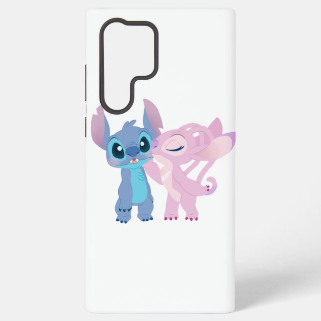 Cute Alien Couple Kissing Phone Case (Back)