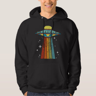 Cute Alien Extraterrestrial UFO Abduction Science Hoodie