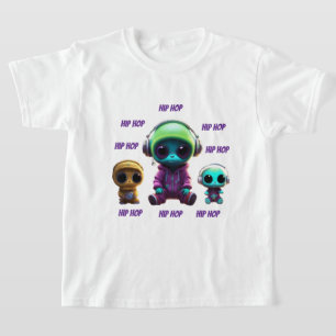 Cute Alien Hip Hop Babies T-Shirt