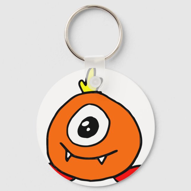 Cute Alien Key Ring (Front)