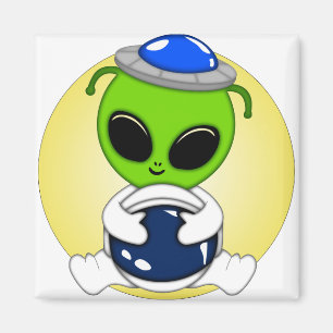 Cute Alien Magnet
