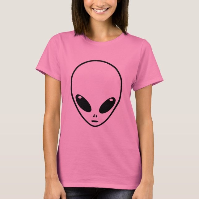 Cute Alien Tie Dye T-Shirt (Front)