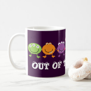 Cute Aliens Frosted Mug