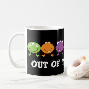 Cute Aliens Frosted Mug
