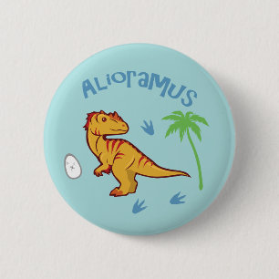 Cute Alioramus 6 Cm Round Badge