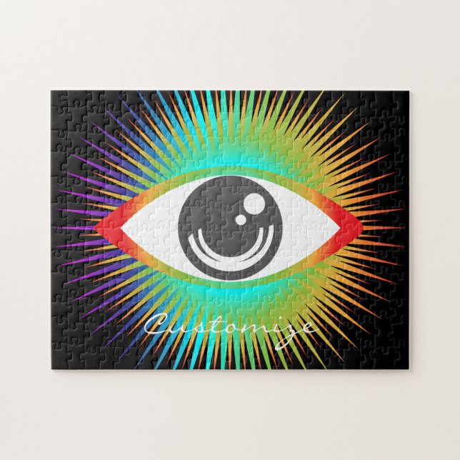 Cute All-seeing Alien Eye Thunder_Cove Jigsaw Puzzle (Horizontal)