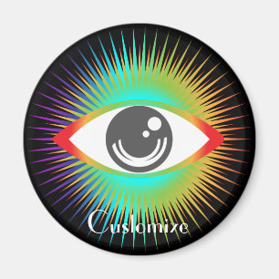 Cute All-seeing Alien Eye Thunder_Cove Magnet