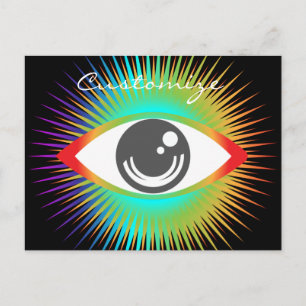 Cute All-seeing Alien Eye Thunder_Cove Postcard