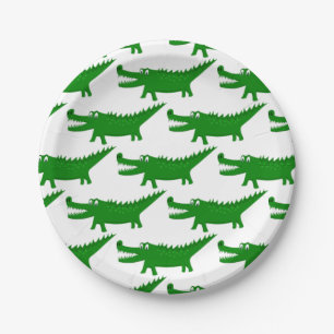  Cute Alligator Drawing Paper Plate