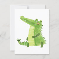 Cute alligator