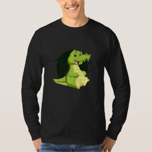 Cute Alligator Reptiles Zoo Animals Ponds Crocodil T-Shirt