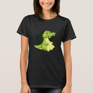 Cute Alligator Reptiles Zoo Animals Ponds Crocodil T-Shirt