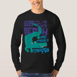 Cute Alligator Says Get Me To The Beach T-Shirt