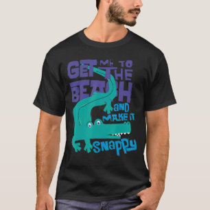 Cute Alligator Says Get Me To The Beach T-Shirt