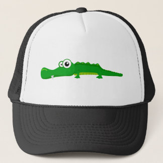 Cute alligator trucker hat