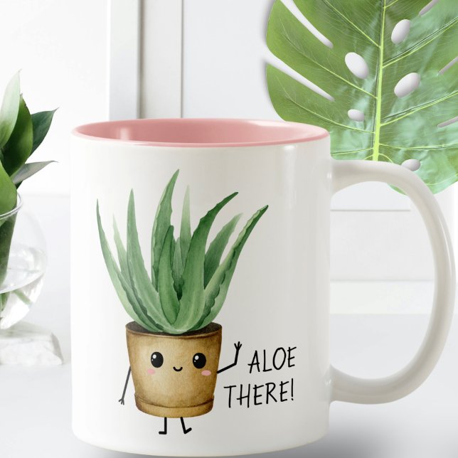 Cute Aloe There Plant Lover Mug (Creator Uploaded)
