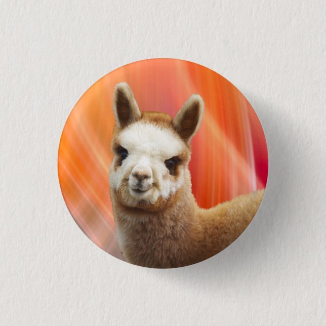 Cute Alpaca Buttons (Front)