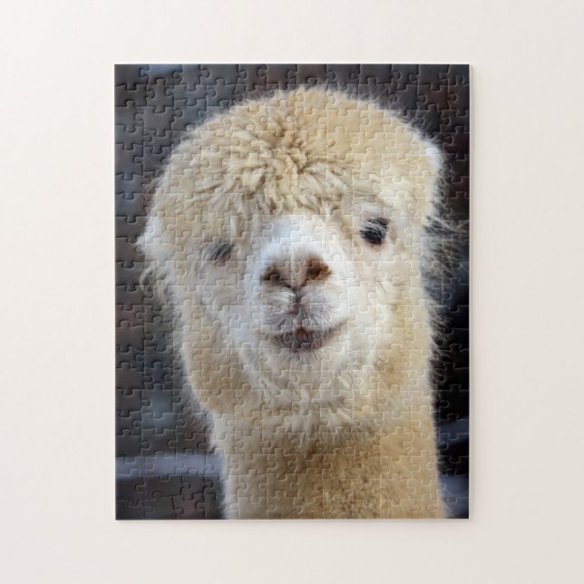 Cute Alpaca face         Jigsaw Puzzle (Vertical)