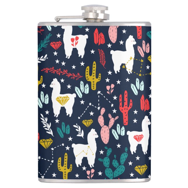 Cute Alpaca Flask (Front)