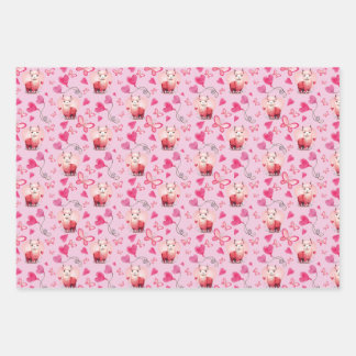 Cute Alpaca Valentine's Day Wrapping Paper