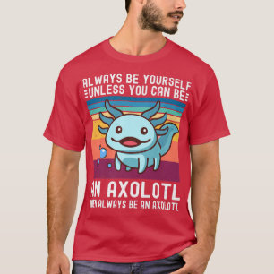 Cute Always Be AolotlKids Boys Girl Blue Aolotl T-Shirt