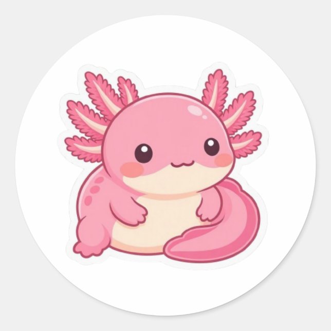 Cute alxotol  classic round sticker (Front)