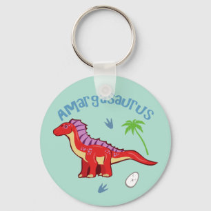 Cute Amargasaurus Key Ring