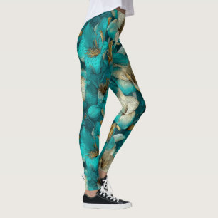 Cute Amaryllis Aesthetic Cardio Yoga Leggings