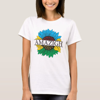 cute amazigh yaz symbol - with amazigh sunflower  T-Shirt
