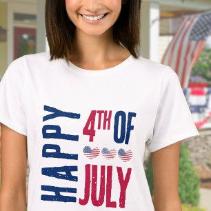 Cute American Flag 4th Of July T-Shirt
