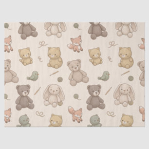 Cute Amigurumi Crochet Animals Cottagecore Tissue Paper