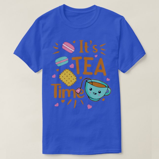 Cute amp Fun Tea Party T-Shirt (Design Front)