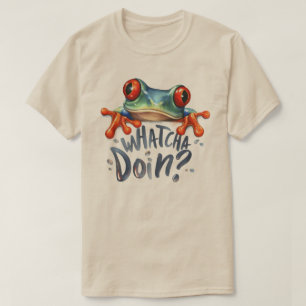 Cute Amphibian Frog Quote Graphic T-Shirt 