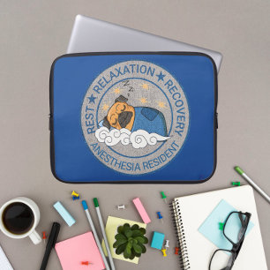 Cute Anaesthesia / CRNA Rest Relax Recovery Laptop Sleeve