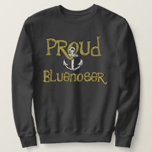 Cute anchor heart Nova Scotia proud bluenoser Sweatshirt