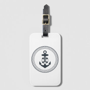 Cute Anchor Luggage Tag