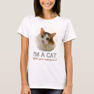 Cute And Adorable Cat Portrait T-Shirt
