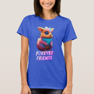 Cute and Adorable "Forever Friends" Fantasy T-Shirt