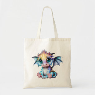 Cute and Adorable Kawaii Baby Dragon Tote Bag
