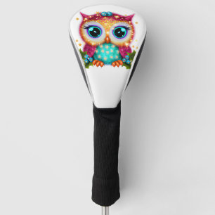 Cute and Adorable Kawaii Baby Owl   Golf Head Cover