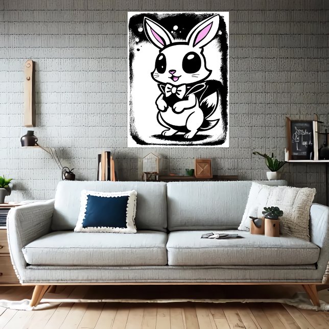 Cute and adorable rabbit | AI Art Poster (Creator Uploaded)